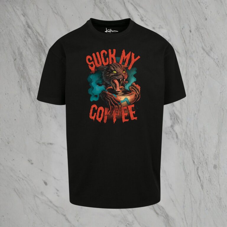 T-shirt Oversize Suck My Coffee